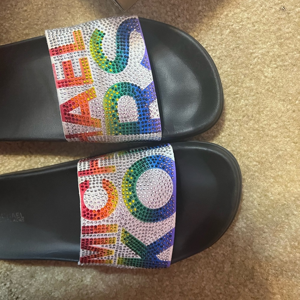 Women micheal Kors slides